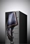 Twill Silk Scarf Black, Silver, Baroque Patterned - 3