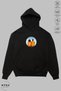Unisex Hoodie Long Sleeve Couple Love Printed Hooded Oversized 100% Cotton Combed Cotton Sweatshirt - 6