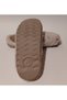 Shiny Butterfly-Detail Lightweight and Comfortable Beige Women's Winter Home and Guest Slippers - 5