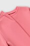 Baby Girl Powder Pink Tracksuit Set Cotton Soft Textured Long Sleeve Sweatshirt Elasticated Pants - 8