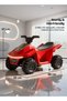 Giddy ATV Electric Bike for Kids | Rechargeable Electric Ride-On with Lights, USB & Music (Red) - 3