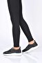 Laceless Elastic Staple Detailed Thermo Sole Genuine Leather Sneaker 338-7084 Women's Shoes - 3