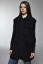 Belted Black Vest with Pocket Detail 0097 - 3