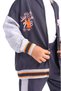 Boy's 2-Piece Set Printed College Collar Zippered Sweatshirt & Jogger with Elastic Waistband - 3