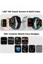 Smart Watch for Men Women, 1.83" HD Touchscreen Fitness Watch with Bluetooth Call&Message Black - 8