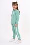 Girl's 2-Piece Set: Hooded Sweatshirt & Jogger Sweatpants with Elastic Waistband and Pockets - 2