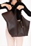 Women's Daily Large Bag with a Puppy Bag Inside Ars.1255 Brown - 4