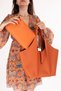 Women's Daily Large Bag with a Puppy Bag Inside Ars.1255 Orange - 5