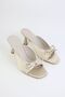 Satin Women's Heeled Slippers and Sandals - 2