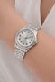 Women's Crystal Glass Calendar Wristwatch Minimal Design in Special Box - 2