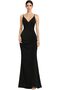 Women’s Elegant Satin Maxi Dress – Spaghetti Strap V-Neck Evening Gown