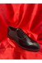 Men's Lace-Up Genuine Leather Patent Leather Suit Shoes - 5