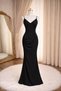Women’s Elegant Satin Maxi Dress – Spaghetti Strap V-Neck Evening Gown - 3