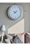 Simple Design White 40 cm Metal Standard Wall Clock - 5