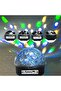 كرة سحرية بلورية مع إضاءة محيطة بتقنية LED وموسيقى | إضاءة محيطة، إضاءة ستروب، إضاءة مسرح، عرض ضوئي - 3