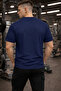 Navy Blue 100% Cotton Comfortable Fit T-Shirt Los Angeles Minimal Design - 2