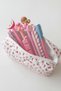 Pink Crispy Flower Pencil Holder Pencil Case Pencil Bag - 2