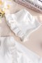Scalloped 5-Piece 100% Cotton Baby Girl Hospital Release Baby Set Ecru - 4