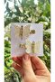 Glitter Silvery Gold White Baby Butterfly Buckle - 3