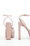Platform high-heeled formal shoes black formal high-heeled women's party shoes - 3