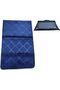 YU WELL Foldable Prayer Mat Back Support & Carrying Bag 2-in-1 Prayer Rug Soft Velvet 110×65CM Blue