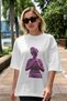 Always Fly Front Printed White Oversize T-Shirt Men Women Cotton Crew Neck T-Shirt - 5