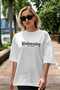 Wednesday Front Printed White Oversize T-Shirt Men Women Cotton Crew Neck T-Shirt - 5