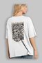 Roman Conqueror Back Printed White Oversize T-Shirt Men Women Cotton Crew Neck T-Shirt - 3