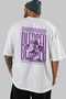 Blessed Back Printed White Oversize T-Shirt Men Women Cotton Crew Neck T-Shirt - 5