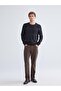 Zero Roba Collar Long Sleeve Checkered Embroidered Men's Knitwear Sweater from Uzg Store for Style Enthusiasts - 3