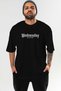 Wednesday Front Printed Black Oversize T-Shirt Men Women Cotton Crew Neck T-Shirt - 2