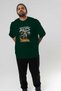 Wrathfire Ares Front Printed Green Oversize T-Shirt Men Women Cotton Crew Neck Tshirt - 7