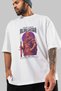 Julius Caesar Front Printed White Oversize T-Shirt Men Women Cotton Crew Neck T-Shirt - 3
