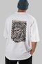 Roman Conqueror Back Printed White Oversize T-Shirt Men Women Cotton Crew Neck T-Shirt - 6