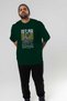 Des Air Front Printed Green Oversize T-Shirt Men Women Cotton Crew Neck T-Shirt - 7