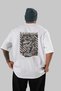 Roman Conqueror Back Printed White Oversize T-Shirt Men Women Cotton Crew Neck T-Shirt - 2