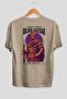 Julius Caesar Back Printed Beige Oversize T-Shirt Men Women Cotton Crew Neck T-Shirt