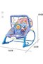 Multifunctional Rocking Chair for Babies Blue color - 3