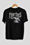 Mimbus Zeus Back Printed Black Oversize T-Shirt Men Women Cotton Crew Neck T-Shirt