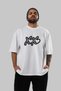 Xoxo Heart Front Printed White Oversize T-Shirt Men Women Cotton Crew Neck T-Shirt - 6
