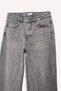 Straight Wide High Waist Long Gray Women's Jean Trousers G8850Ax/Nm55 - 2