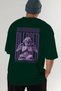 Blessed Back Printed Green Oversize T-Shirt Men Women Cotton Crew Neck T-Shirt - 7