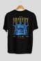 Bravery Back Printed Black Oversize T-Shirt Men Women Cotton Crew Neck T-Shirt
