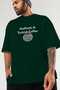 Gossip and Turkish Coffee Front Printed Green Oversize T-Shirt Men Women Cotton Crew Neck T-Shirt - 4