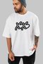 Xoxo Heart Front Printed White Oversize T-Shirt Men Women Cotton Crew Neck T-Shirt - 7