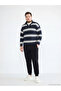 Xside Black Standard Fit Men's Jogger Sweatpants with Zipper Pockets - 2