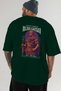 Julius Caesar Back Printed Green Oversize T-Shirt Men Women Cotton Crew Neck T-Shirt - 6
