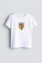 Romania Logo Printed Crew Neck Kids Adult White T-Shirt T-Shirt