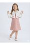 Cape Detailed Double Pocket Girls' Dress 2-6 Years 4411 - 4