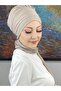 قبعة بيضاء مزينة بالأحجار الكريمة - 5
